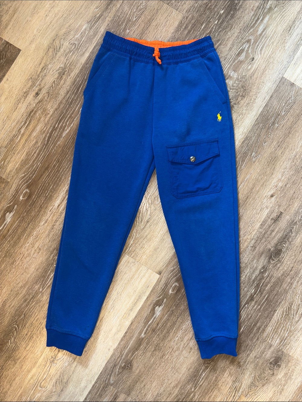 Polo by Ralph Lauren Royal Blue Joggers cargo sweats Sz Small 8 playful school